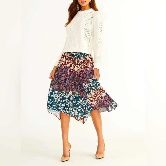 Rachel Roy September Eden pleated skirt - Picture 1 of 6